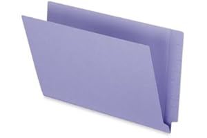 Pendaflex File Folders, Colored End Tab, Legal Size, 3/4" Expansion, Reinforced Full Tab, Durable Purple for Colour-Coding, R