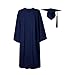 GraduatePro Matte Graduation Cap and Gown 2025 Set Bulk with Tassel for High School & College Navy 54