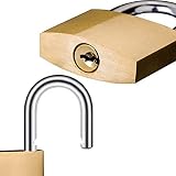 Lamondre 4 Padlocks 32mm Small Keyed Alike for Gym Locker Travel Bags Cabinets view 3