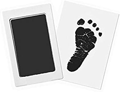 thumbnail image 2 of Baby Hand And Footprint Kit, Baby Footprint Kit & Handprint Kit With 1 Clean-Touch Ink Pad And 2 Imprint Cards For Pet Dog Paw Print Kit For New 2 of 9