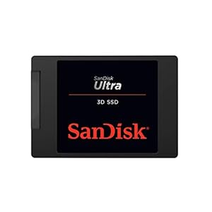 SanDisk Ultra 3D SSD 500 GB (Leessnelheden Tot 560 MB/s, NCache 2.0-Technologie, 3D NAND-Technologie, SanDisk SSD…