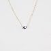 MINGHUA Blue Evil Eye Necklace Small Evil Eye Pendant Gold Delicate Chain
