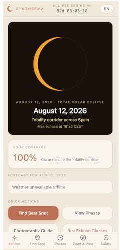Syntherma Solar Eclipse Glasses Certified EN ISO 12312-2 and CE