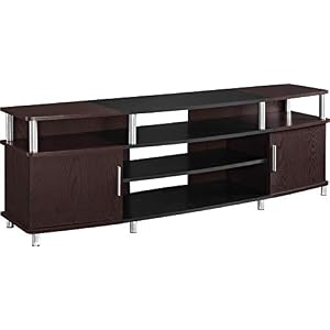 Ameriwood Home Carson TV Stand for TVs up to 70″, Cherry