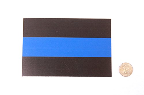Thin Blue Line Magnet Decal - Heavy Duty for Car Truck SUV - in Support of Police and Law Enforcement Officers