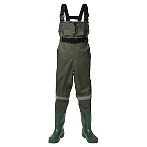 Hisea Pêche Waders Imperméable, Waders Poitrine Chasse Léger Avec Bottes De Pêche Pour Hommes Et Femmes