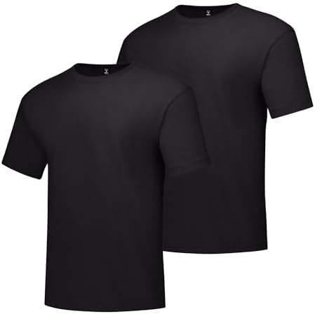 POCKET & CREW 2PACK SS T-SHIRT 1枚のみ 黒 L Hanes Men's Workwear Pocket T-Shirt Pack, Moisture Wicking Tee