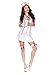 Leg Avenue Costume, White, Med/LGE