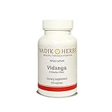 Certified Organic Vadik Herbs Vidanga (embelia Ribes) Powder | Excellent Herb for Weight Loss, Skin Conditions, Intestinal Cleanser (100 Vegicaps)