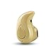 Bluetooth Headstet , COOME Ultra Small Invisible Mini Wireless Bluetooth 4.1 Earbud Headphone Earphone for iphone Android iPad Laptop Khaki (Only One for Righr Ear)