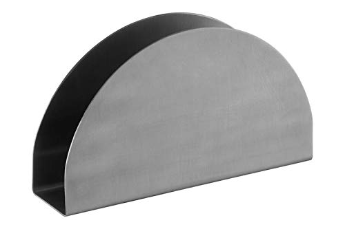 Premier Mixology Napkin Holder, Stainless Steel, Hammered, Silver - 13cm