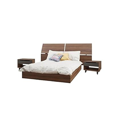 Amazon Com 4 Piece Modern Bedroom Set With Full Size Bed
