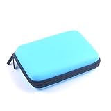 Mini Projector Travel Carrying Case for Pico DLP LED Pocket Projector and Accessories Organizer Multifunction - Blue