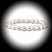 Elegant Freshwater Cultured Pearl Bracelet 9-10mm - White - Baroque Shape - Elastic Band- High Luster - Jewerly
