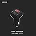 NASSONBO Wireless Audio Receiver Music Adapter with FM NASSONBO Bluetooth FM Transmitter Car Kit Charger Wireless Sound Transmission with USB Charging 5V 2.1A Output Music Adapter