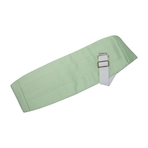 Sage Satin Cummerbund