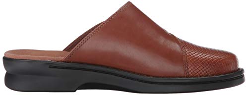 CLARK'S Women's Patty Tayna Mule, Dark Tan Leather, 8.5 M US