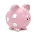 Child to Cherish Ceramic Polka Dot Piggy Bank, Pink