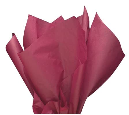 A4 Tissue Paper 100 Sheets for Gift Wrap Party Craft Acid Free (Burgundy)