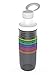Zak Designs HydraTrak Chug Single Wall Tritan Bottle with 8 Rainbow Bands Ghost, 24 oz, Multicolor