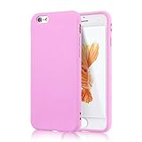 technext020 iPhone 6S Pink Case, Shockproof Ultra Slim Fit Silicone TPU Soft Gel Rubber Cover Shock Resistance Protective Back Bumper for iPhone 6 Pink