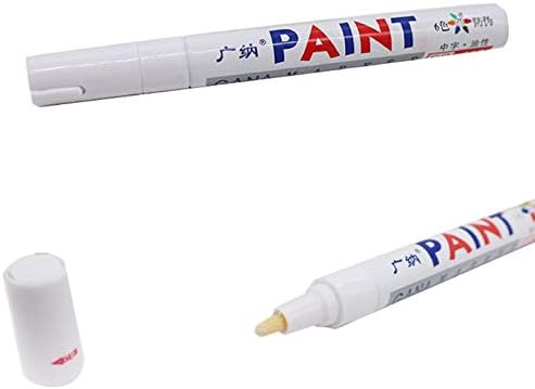 Roysberry Paint Pen, Waterproof Oil Based Paint Marker Pens Car Tyre Tire Permanent Waterproof Glass Oil Art White Black