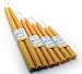 Bluecorn Beeswax 100% Pure Beeswax Taper Candles | Natural Beeswax Candles, Yellow Unscented Tapered Candles | Soy, Paraffin, & Fragrance Free | 10 Inch Candles, Bulk 8-Pack | Handmade in Colorado