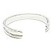 Hair Tie Bracelet - Flower Design by Maria Shireen - Steel Silver - Medium