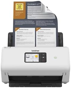 Brother ADS-4500W Document Scanner A4 ADF 600x600 DPI Desktop Mode