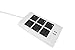 Universal Power Strip 6 Outlets - 100V to 220V/250V and 2500 Watts Surge Protector - With circuit breaker - For Worldwide Use