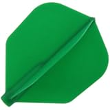 Cosmo Darts 6 Pack Fit Flight - Shape Dart Flight (Green)