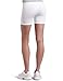 Bollé Women's Solid Panel Seamless Tennis Short, White, Medium