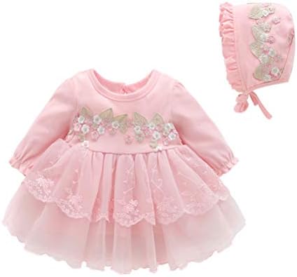 Spring Autumn Princess Skirt Cute Dress Party Dress with Hat for 6-9 month  Baby Wearing (Pink) price in UAE | Amazon UAE | kanbkam
