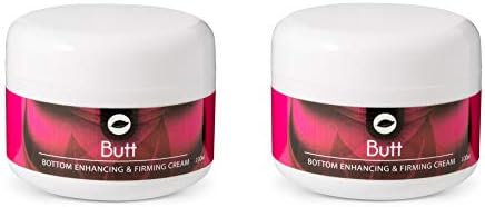 2 x Max Strength Butt Cream 100ml Natural Shaping and Firming Cream, Hips, Thighs and Bottom, (100ml)
