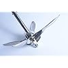 Amarine-made-Folding-Grapnel-Anchor-Steel-Stainless-55lbs-25kg-Boat-marine-yacht-dinghies