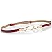 Nanxson Women's Leather Belt Thin Hook Waist Belt Skinny Belt for Jeans Dress PDW0002