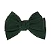 6 Pack Solid Color 5.2'' Bow Clips Women Hair Barrettes Hair Accessories