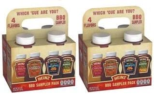 Heinz BBQ Sampler Pack 45.5 oz Sleeve (Pack of 2)