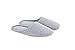 Ofoot Women's Cotton Memory Foam Washable Anti-slip Indoor Slippers (11-12 B(M) US, Grey)