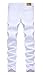 IWOLLENCE Men's Skinny Slim Fit Stretch Straight Leg Elasticity Jeans Pants