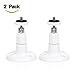 Security Camera Wall Mount, AITEE 360 Degrees Rotation Adjustable Indoor and Outdoor Ceiling Bracket for Wyze Cam Pan 1080p Pan Arlo Cam, Arlo Pro,Arlo Pro 2,Baby Monitor,CCTV and More(White,2PACK)