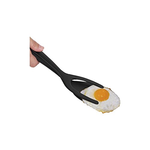 Food Spatula Egg Spatula Flexible Turner 2 IN 1 Grip and Flip Spatula Nylon Portable Non Stick Spatulas for Perfect Pancake French Toast and Omelet