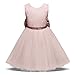 EsTong Newborn Baby Girls Sequins Bowknot Floral Princess Dresses Tulle Tutu Outfit Clothes Pink 1-2Y