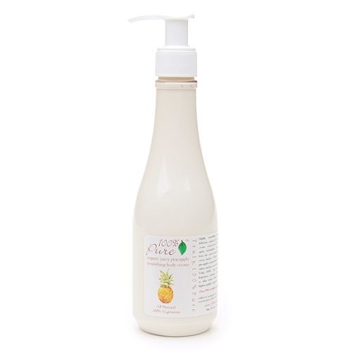 100% Pure Nourishing Body Cream Organic Juicy Pineapple (899738000761)
