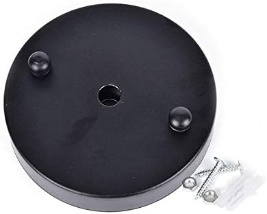 placa base para techo chasis disco colgante accesorios para lampara de arana negro