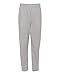 Jerzees Dri-Power Poly Pocketed Open-Bottom Sweatpants, Medium - Athletic Heather