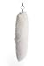 Hallowen Decorations Cosplay Real Fluffy White Fox Fur Tail Key Chain Bag Charm Accessories 17