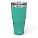 Zak Designs Double Wall Stainless Steel Vacuum Insulated Tumbler with Slide Lid and Splash-Proof Design Metal Water Bottle is Perfect for Outdoor Activity (30oz, Tropic, 18/8, BPA-Free)