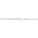 Kooljewelry Sterling Silver Diamond-Cut 3.5mm Mariner Anklet (10 inch)
