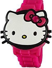 Hello Kitty Girl's 3D Pink Digital Watch with Pop-Up Feature HK4014